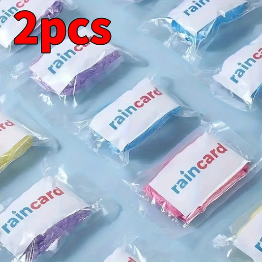 10pcs Disposable Raincoats for Outdoor Rafting Travel