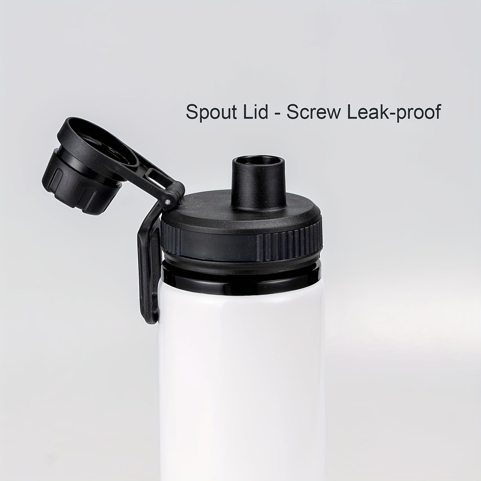 6pcs Reusable 750ml Aluminum Water Bottles Lightweight Leakproof