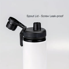 6pcs Reusable 750ml Aluminum Water Bottles Lightweight Leakproof