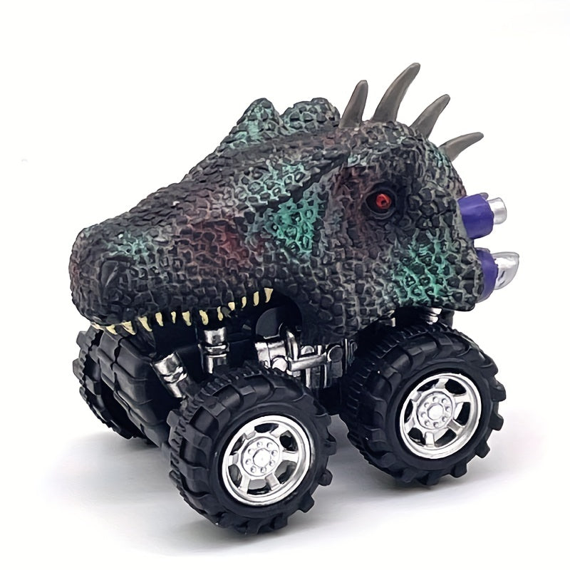 Dino Toy Pull Back Cars Mini Monster Truck Big Tires