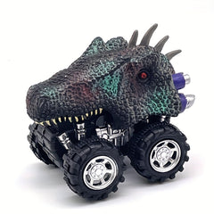 Dino Toy Pull Back Cars Mini Monster Truck Big Tires