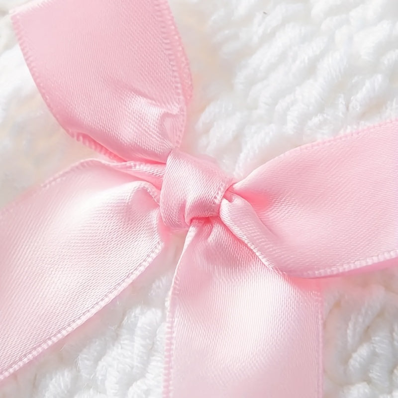 Crochet Knit Rabbit Costume for Newborns