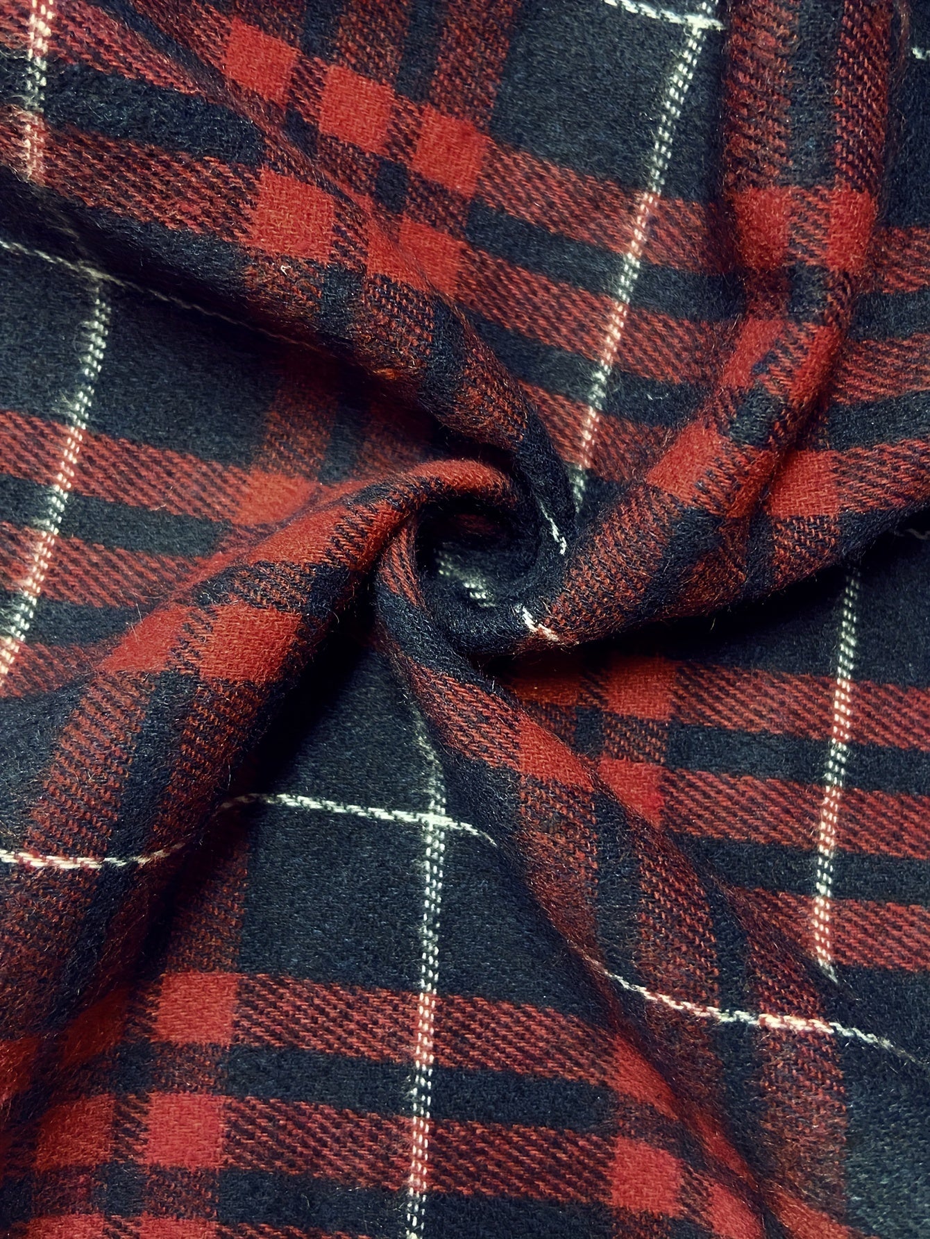  Casual Plaid Print Button Up Long Sleeve Shirt Top
