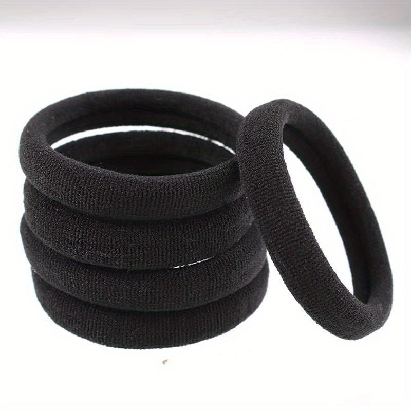 Thick Hair Holders Elastics Rubber Bands No Damage For Thick Heavy & Curly Hair
