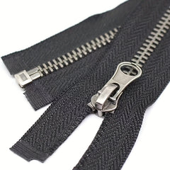 2pcs 5 26 Inch Antique Silvery Separating Metal Zipper Gunmetal Y Teeth