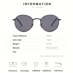 Round Frame Sunglasses Polarized Glasses