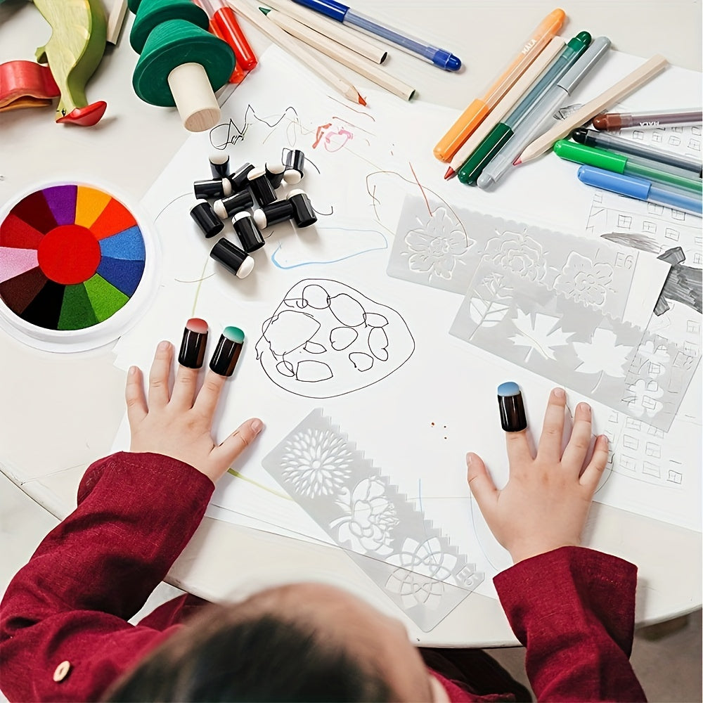 5pcs Children's Finger Painting Cover Set