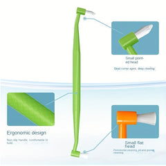 Orthodontic Double-headed Toothbrush Soft Bristle for Dental Gap