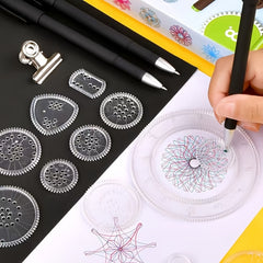 22pcs DIY Scratch Painting Set Magic Hand Copy Drawing Tools