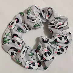5pcs Large Cartoon Pattern Scrunchie Hair Tie Hair Rope Female Hair Accessories