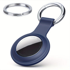 Silicone Key Chain Holder 8pcs Set for Keys Pet Collars Tag GPS Item Finders