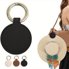 Magnetic Hat Clip Bag Holder PU Leather Hat Keeper