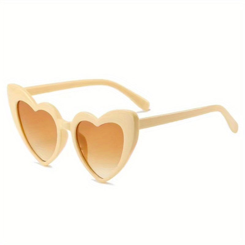 Heart Sunglasses Women Vintage Cat Eye Style Glasses