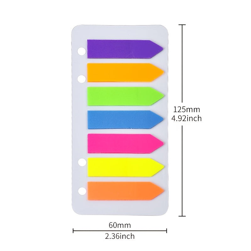 120pcs Colorful Waterproof Index Label Paper Stickers