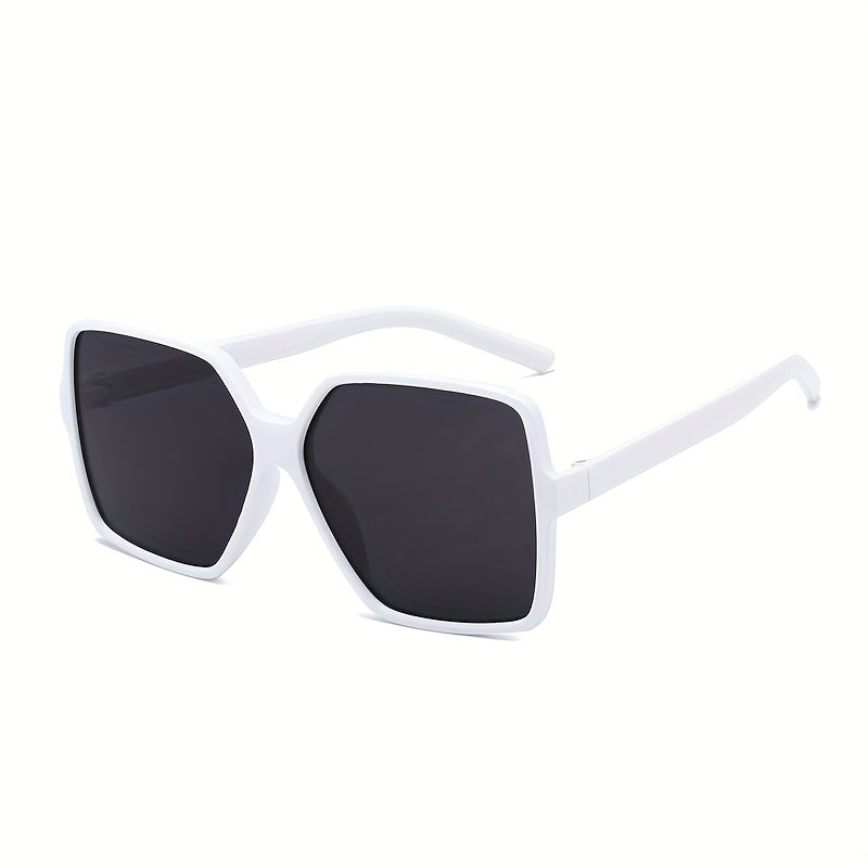 Oversized Square Frame Sunglasses Gradient Lens UV400