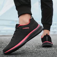 Men's Lightweight Running Shoes with Front Lace Up