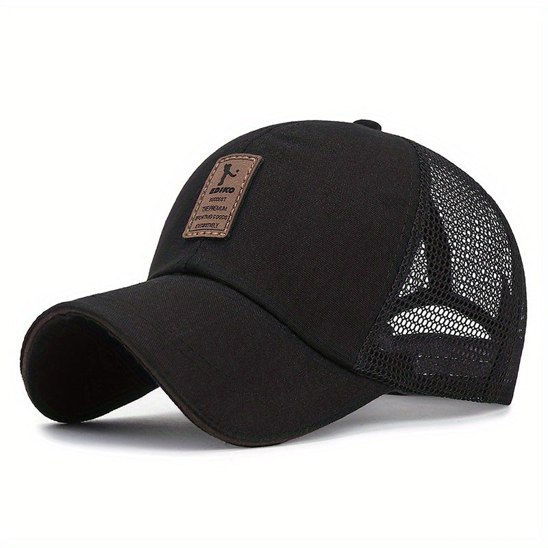 Breathable Men's Trucker Baseball Cap for Golf and Sports
