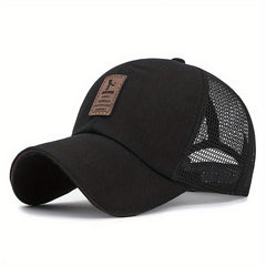 Breathable Men's Trucker Baseball Cap for Golf and Sports