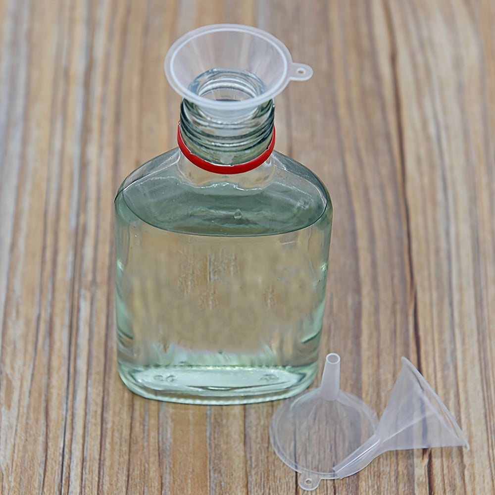 Mini Funnels Clear Plastic for Bottle Filling Perfumes Essential Oils