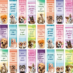 24pcs Magnetic Bookmark Page Marker Inspirational Quote for Students