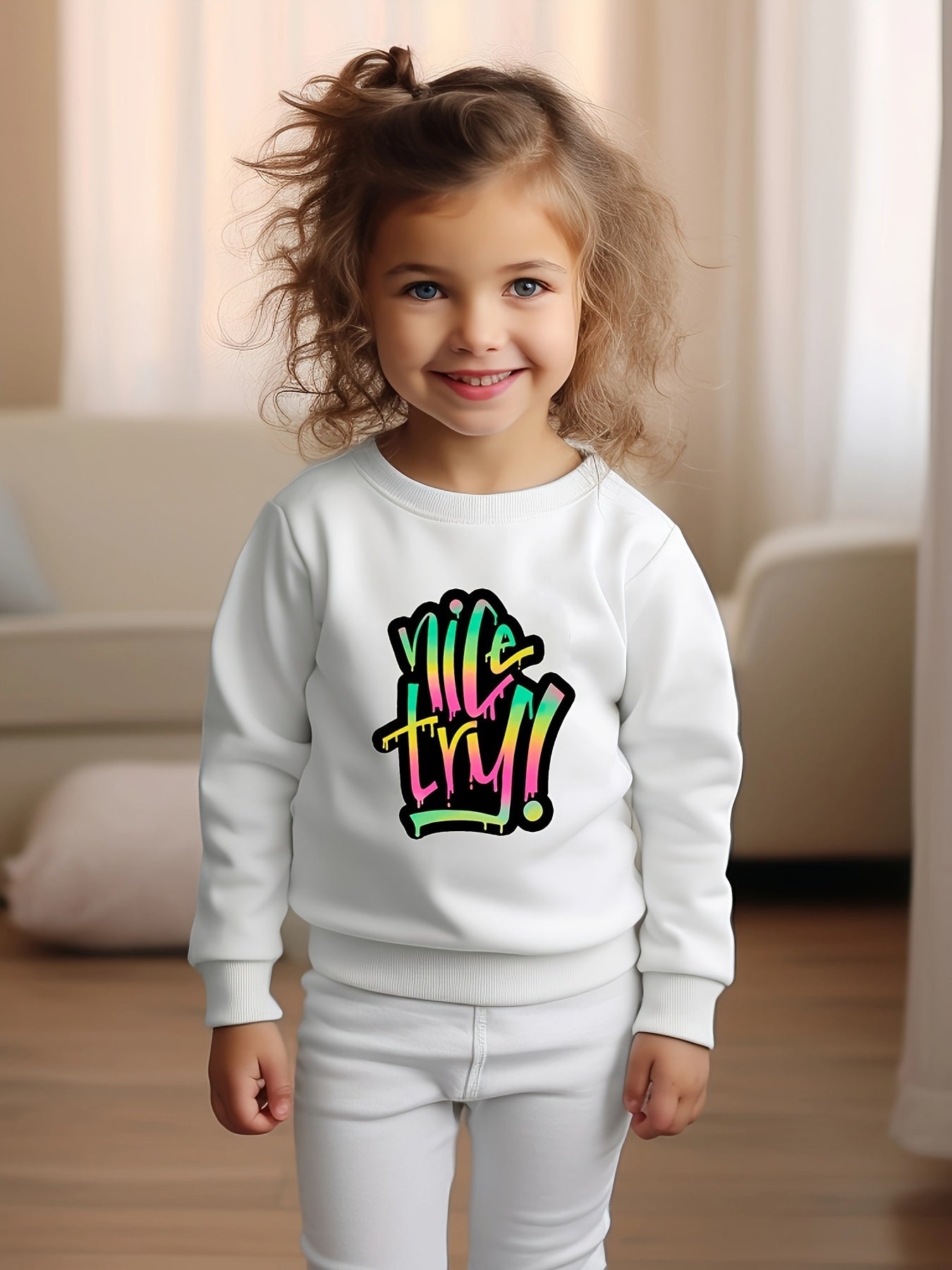 OERYUI Toddler Kids Long Sleeve Sports Sweatshirt Top