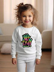 OERYUI Toddler Kids Long Sleeve Sports Sweatshirt Top