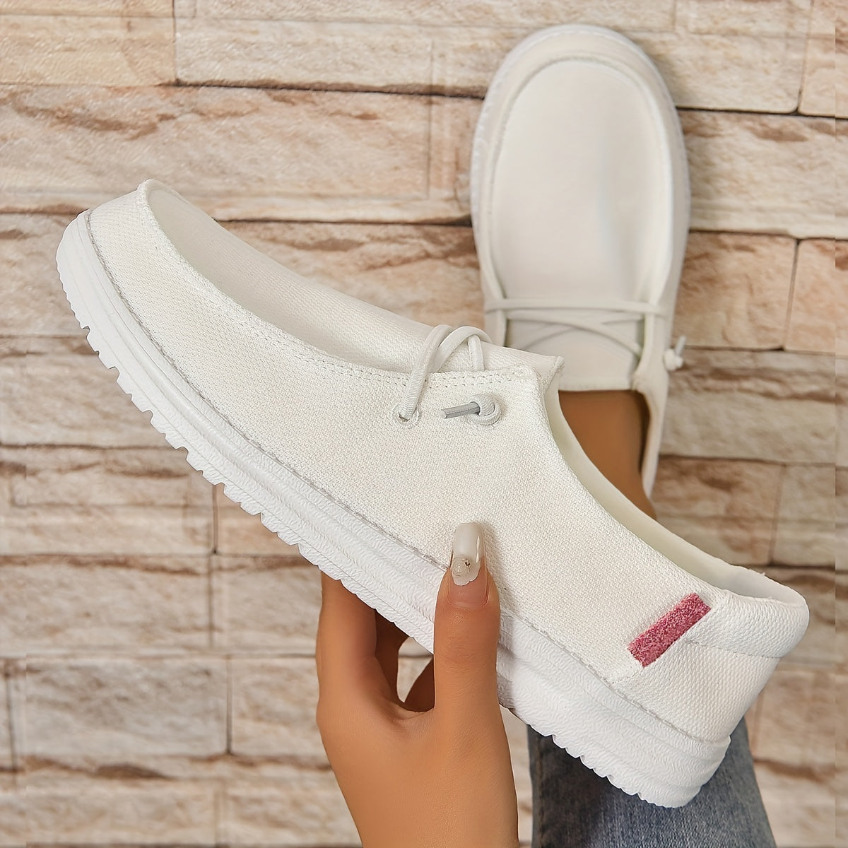 Women's Mesh Flat Loafers Slip On Low Top Shoes