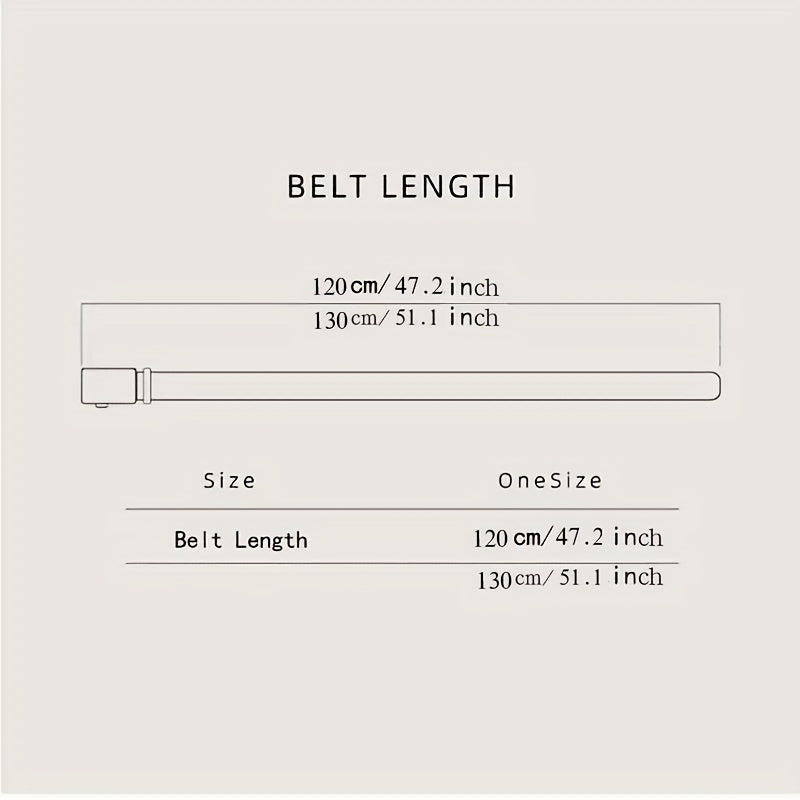 Men's Automatic Buckle PU Leather Belt Casual Business Belt