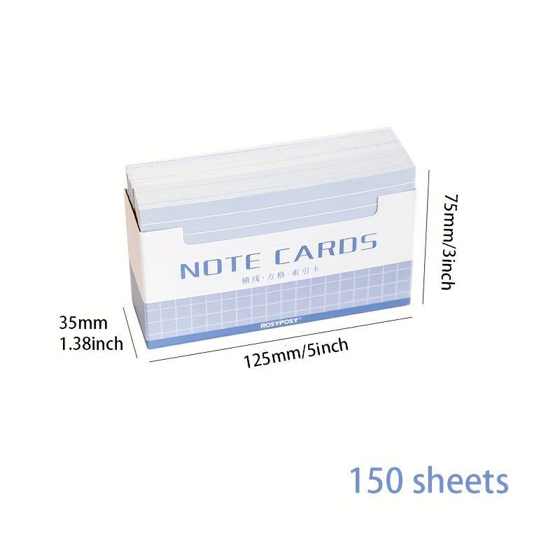 7x12 Index Cards Ruled/Blank 150 Sheets Sticky Notes Planner