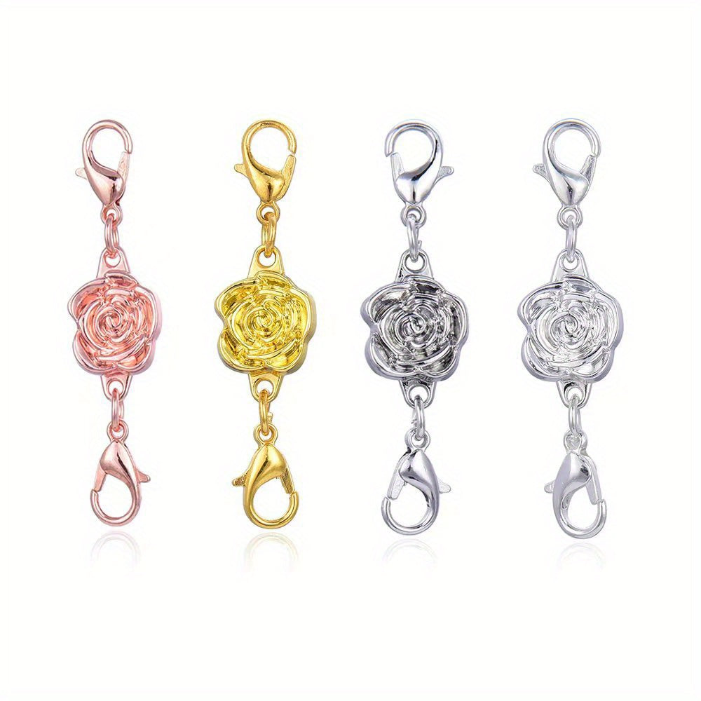 Lobster Buckle & Rose Flower Magnetic DIY Jewelry Accessories