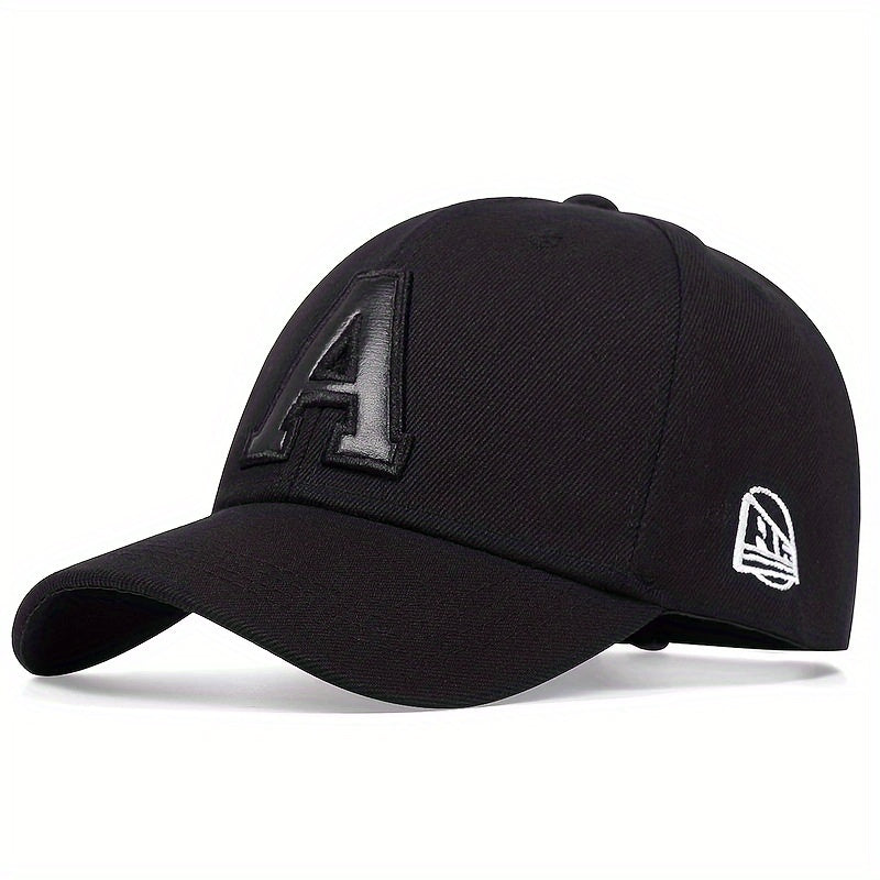 A Patch Baseball Cap Unisex Solid Sports Dad Hats Casual Couple Sun Hats