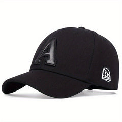 A Patch Baseball Cap Unisex Solid Sports Dad Hats Casual Couple Sun Hats