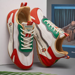Chinese Style Retro Running Shoes Soft Thick Sole Sneakers