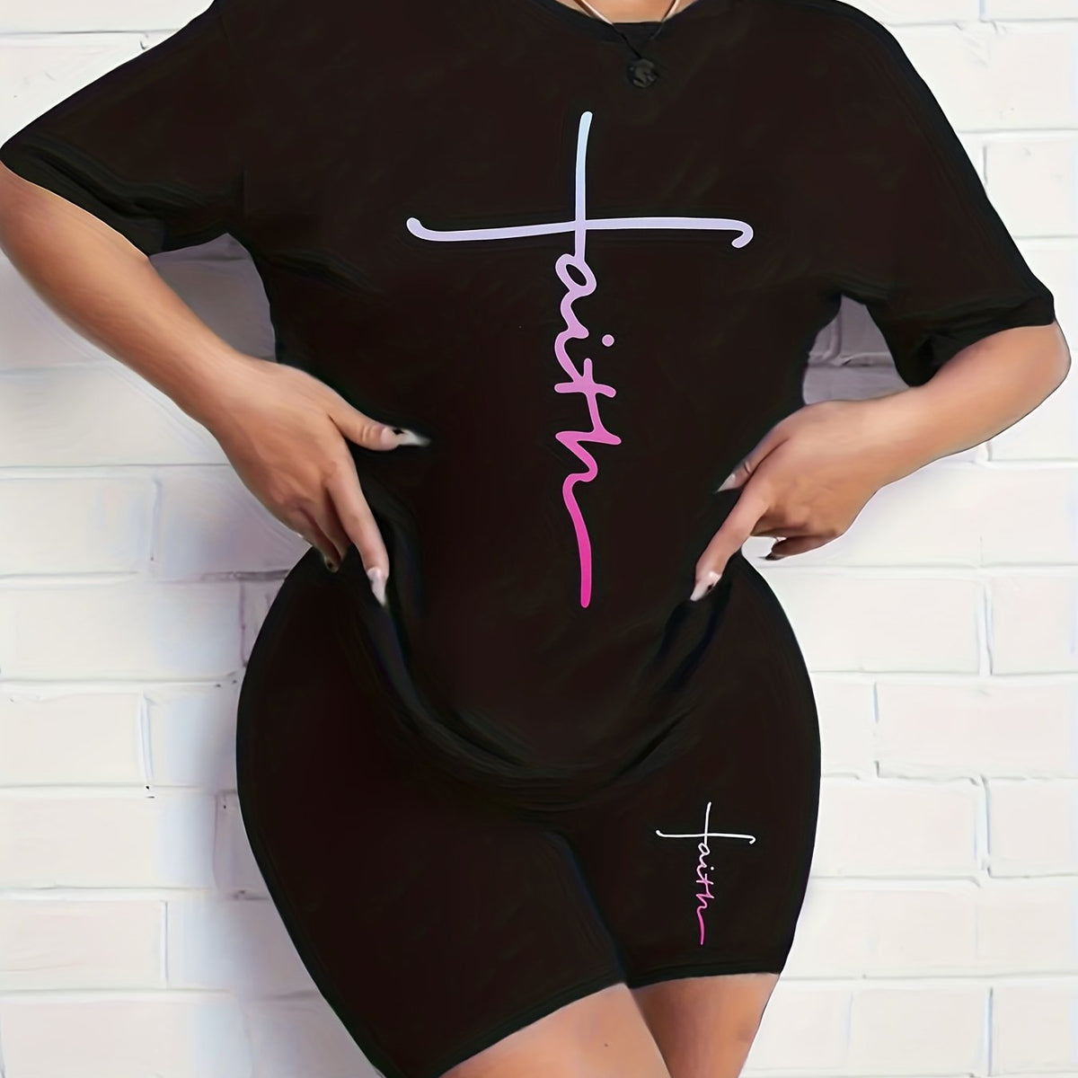  Two Piece Set Women's Crop Top & Skirt