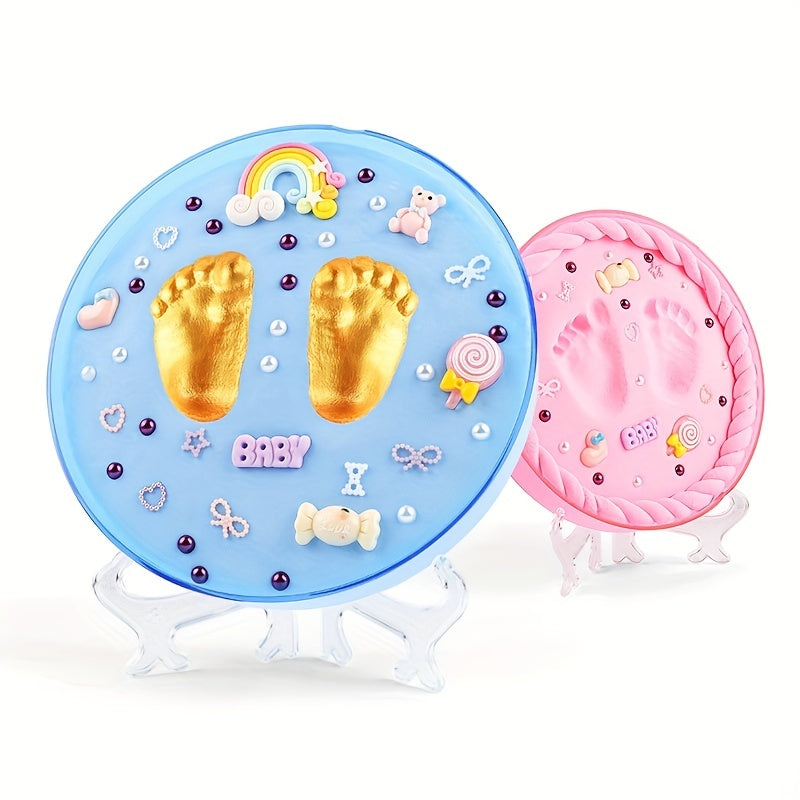 50g Hand Foot Printing Mud Fingerprint Rubber Mud Toddler Handcraft Material