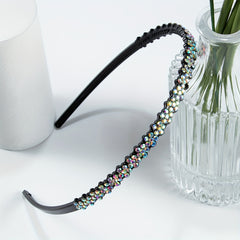 Colorful Rhinestone Hair Band Stretchy Head Hoop Nonslip Headband