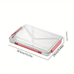 Pink Desktop Storage Box With Latching Lid - Stationery, Cables, Pens Organizer