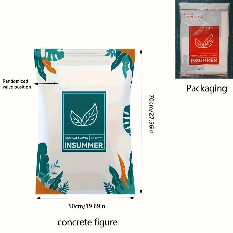 1pc Space Saving Vacuum Storage Bags For Travel And Home Use