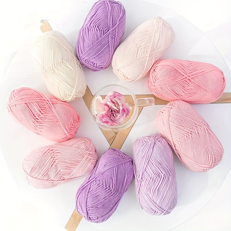 100M Soft Crocheting Yarn For Hand Knitting Fingering Sock Yarn