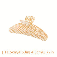 Rhinestone Hair Claw Head Jewelry Shark Claw Ponytail Holder Hair Accessories