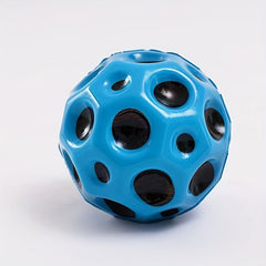 Moon Shape Porous Bouncy Ball High Bouncing Space Ball Sport Training Ball
