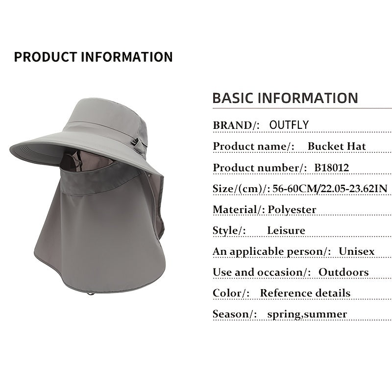 360&deg; Sun Protection Fisherman Hat Quick-drying UV Hat