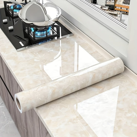 Marble Pattern Peel & Stick Wallpaper for Kitchen Countertop