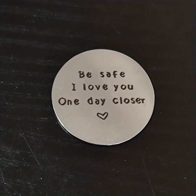 Deployment Gift Pocket Coin Love Token Military Long Distance Gift