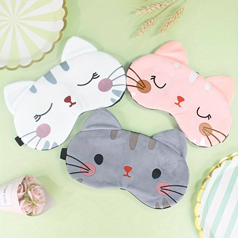 Cartoon Printed Eye Mask for Sleeping Lightweight Blackout Blindfold