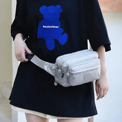 Multifunctional Shoulder Bags High Density Nylon Waist Backpacks