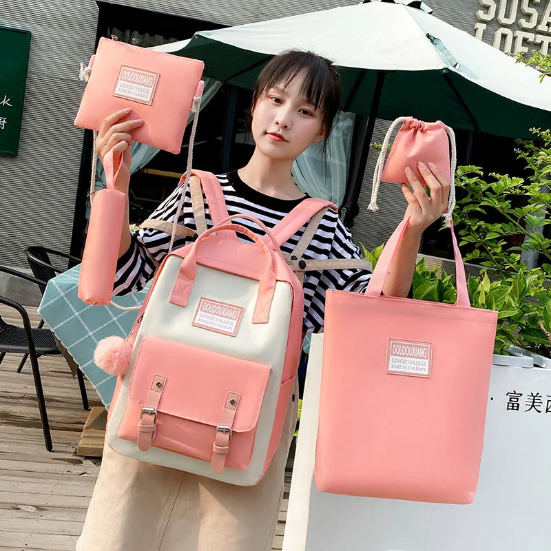 Women's Backpack Student School Bag For Teenage Girls Boys Laptop Bagpack