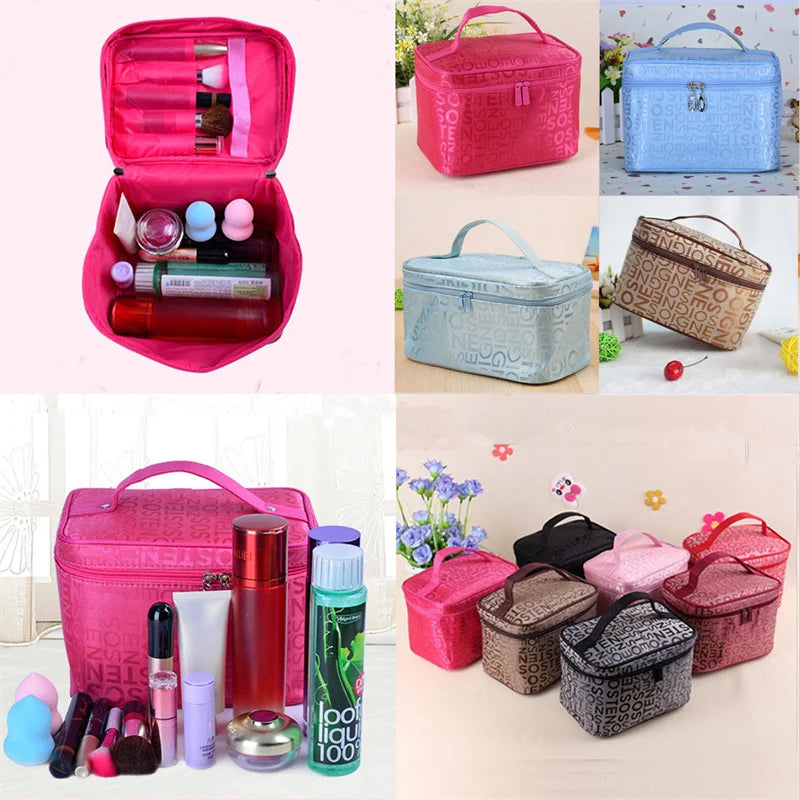 Women Makeup Bag Cosmetic Bags Beauty Case Organizer Toiletry Travel Pouch