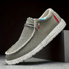  Men's Canvas Loafers Breathable Non Slip Sneakers