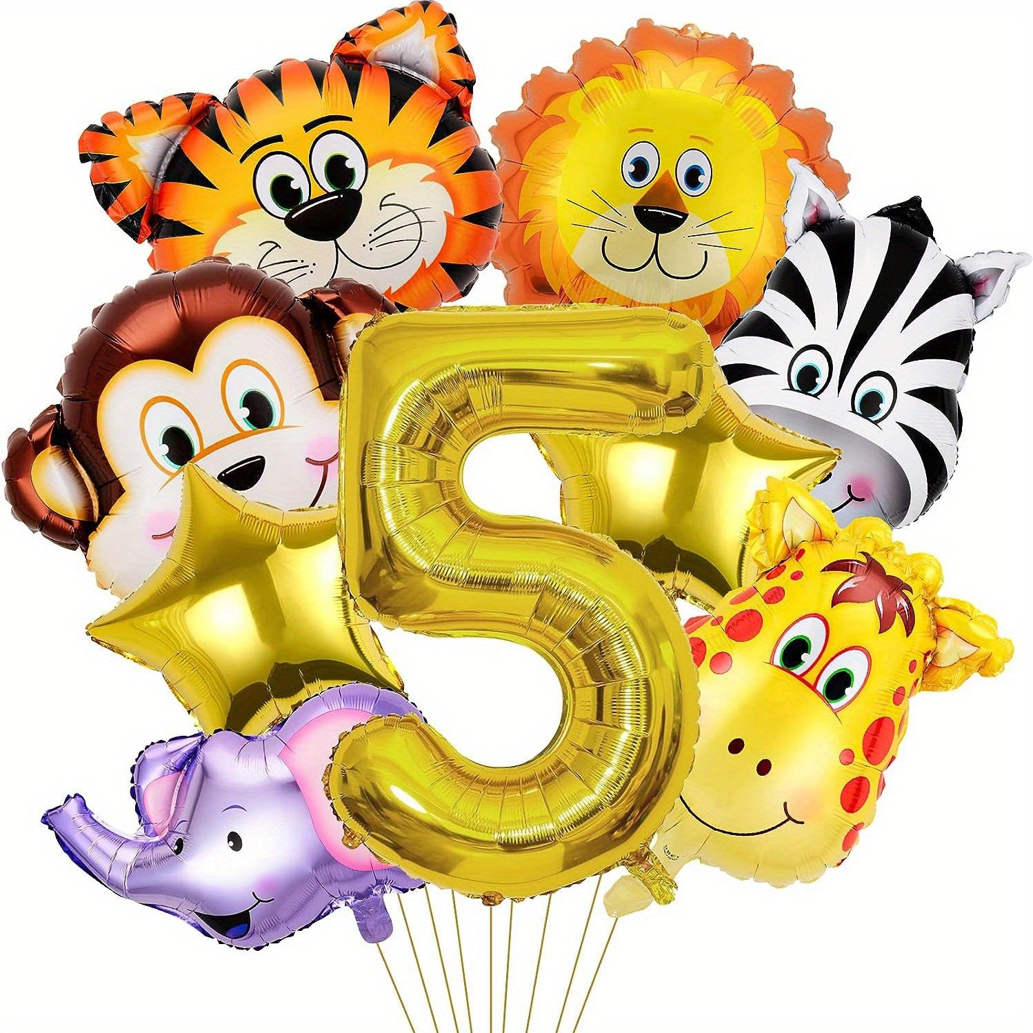 Safari Animal Balloons for Baby Shower Jungle Theme Party
